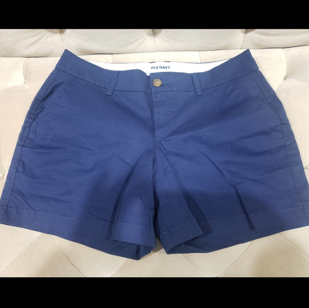 Old Navy Blue Khaki Style Shorts - Size 6